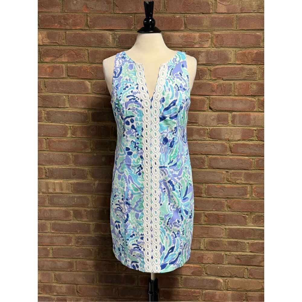 Lilly Pulitzer Women’s Lilac Ryder Shift Dress Size 8 NEW - Picture 2 of 7